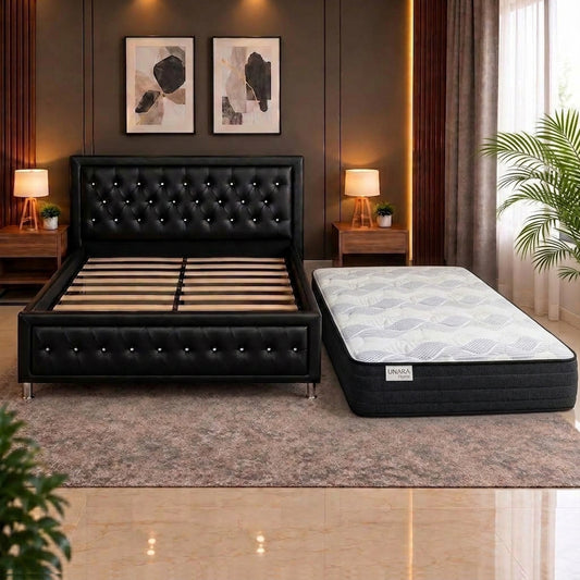 Ultra Sleep 10" Tight Top Mattress + Upholstered Storage Bed