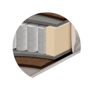 Pocket coil system with foam encasement