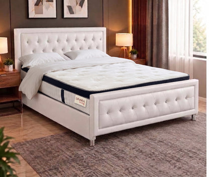 Yorkville Mattress 14" + Upholstered Storage Bed